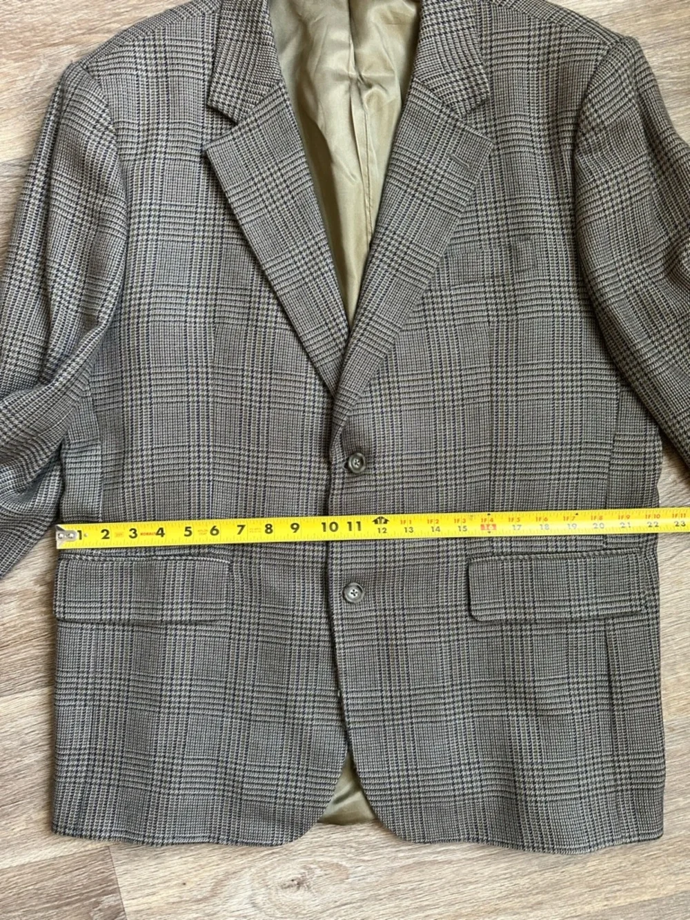 Meeting‎ Street Men’s Plaid Blazer Glen Check 2 Button Sport Coat Classic Fit